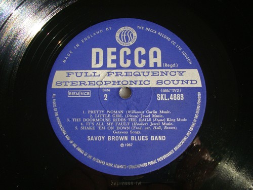Savoy Brown Blues Band – Shake Down SKL.4883 Vinyl,LP,Album ,1st UK STEREO Press - Picture 8 of 10
