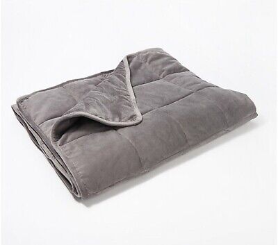 Viki Gray Cool Quilted 15 lb Weighted Blanket 48"x72" NEW!