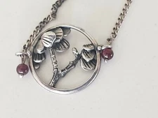Krupp Art Nouveau Sterling Silver Necklace