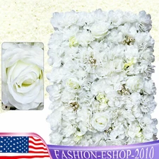 12* Artificial Flower Wall Panel Wedding Backdrop Event Party Flower Wall Panel