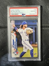 BO BICHETTE 2020 Topps Series 1 Advanced Stat 92/300 PSA 10 Gem Mint SP