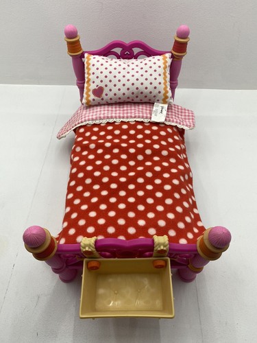Large Lalaloopsy Bed With Blanket Pillow And Basket (doll NOT Included) - Picture 2 of 11