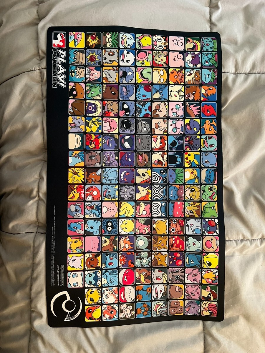 Pokemon play! professor gen 1 playmat NEW | eBay