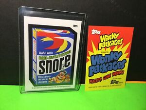 2020 TOPPS WACKY PACKAGES September WeeK 5 WONKY PACKAGE SNORE WP5 