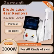 Ice Titanium 755 808 1064nm Permanent Painless Diode Laser hair removal Machine