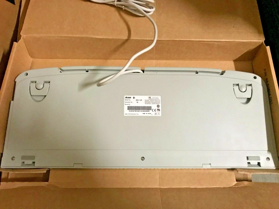 RARE NEW VINTAGE ACER ASPIRE 6511-HA WINDOWS MULTIMEDIA BEIGE USB KEYBOARD DS - Image 2 of 4