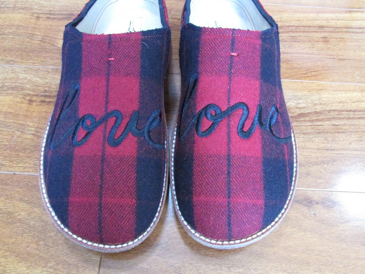 NEW ED Ellen Degeneres Tillie LOVE Scuff Slippers Shoes WOMENS 11