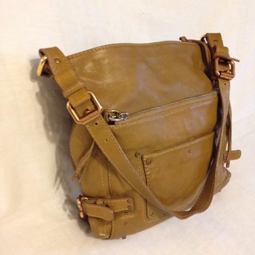 CHLOE PADDINGTON MUSTARD OLIVE LEATHER HOBO SHOULDER BAG - Picture 5 of 24