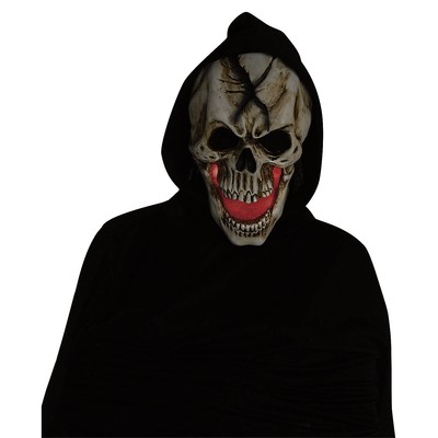 Fun World Kids' Fade Eyes Mutant Reaper Costume - Size 8-10 - Gray