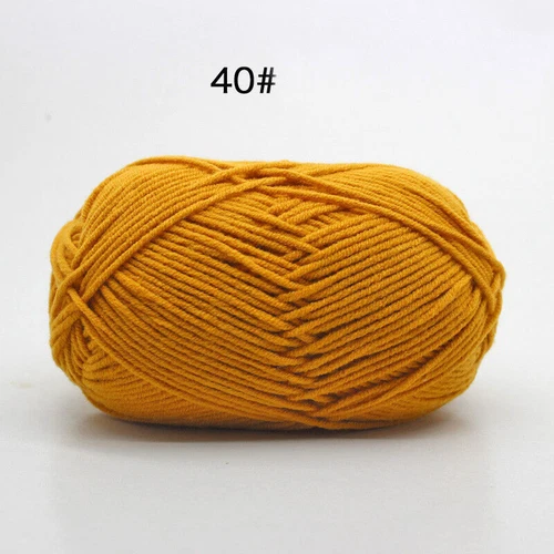 62 Colors Milk Cotton Skeins Hand Knitting Wool Baby Crochet Chunky Yarn 50g - Picture 63 of 87
