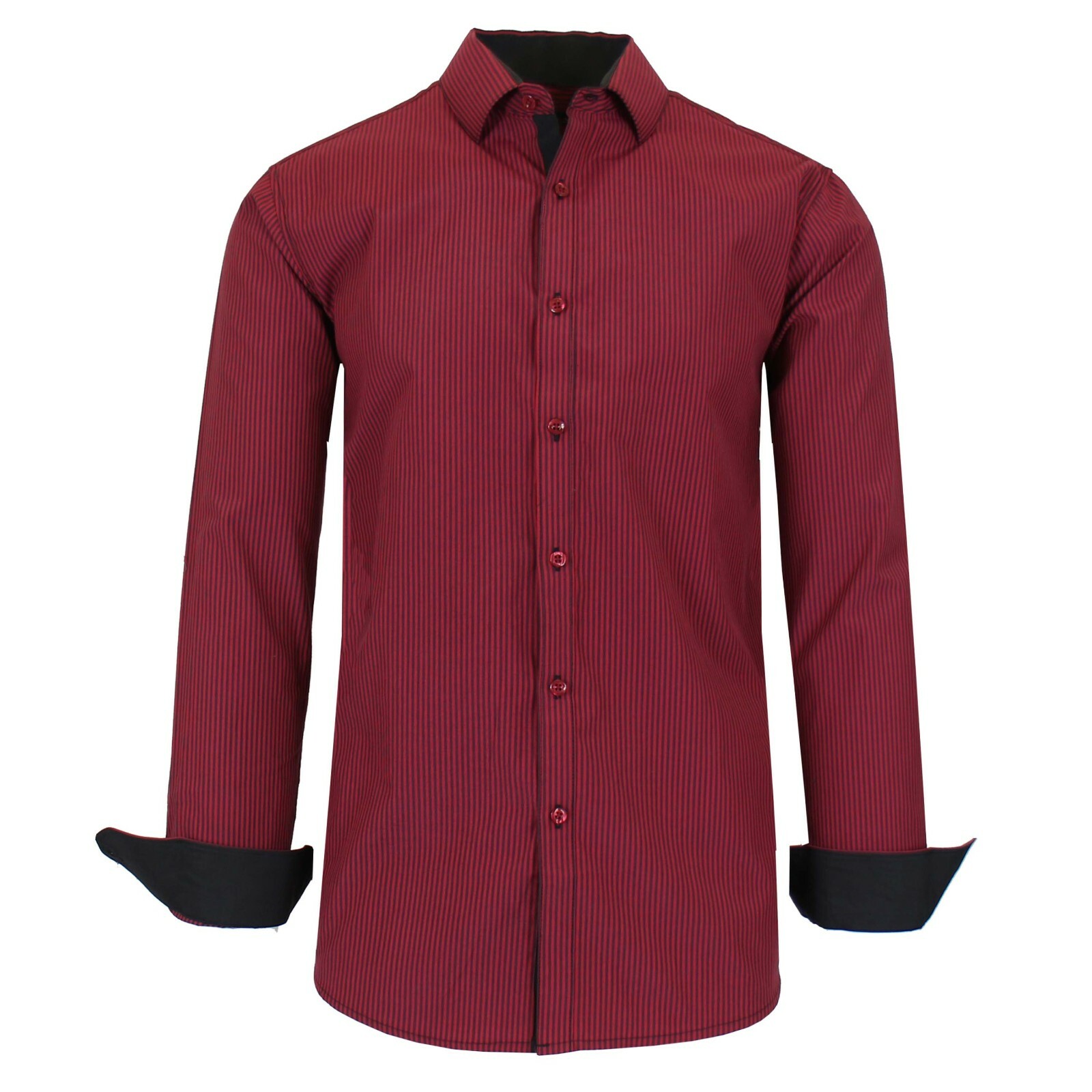 Men's Button Down Dress Long Sleeve SlimFit Shirts ( Size S3XL ) NWT