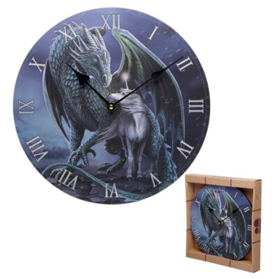 Protector Magick Dragon & Einhorn Bild Uhr - Lisa Parker - 30 x 30 cm - Neu