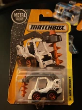 2016 Matchbox MBX DXDGR X White 41/125 GREAT CARD Construction FREE UK POSTAGE