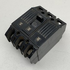 GE TQ32020 20-Amp 3-Pole Circuit Breaker 20A 3P 240V, Made in USA