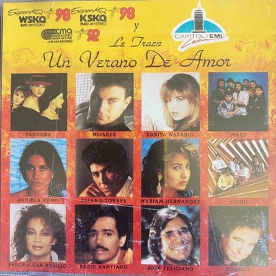 Varios Artistas   Un Verano De Amor CD 1992 Latin Pop Compilation Capitol