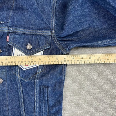 Vintage 80s Levis 71506-0216 577 Denim Jean Trucker Jacket Size