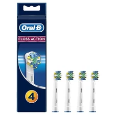 Oral B Floss Action Replacement Brush Heads, 4 Count