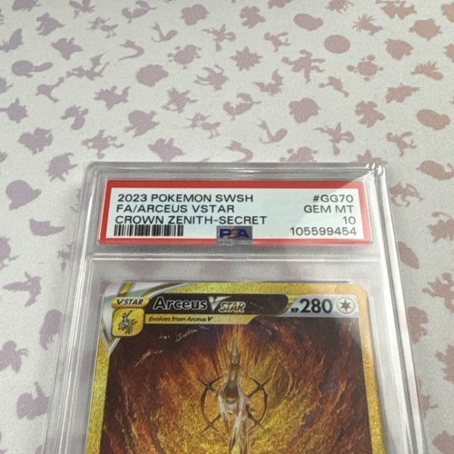 PSA 10 Arceus Vstar GG70/GG70 Alternate Art - Crown Zenith Aussie Seller Card 5 - Picture 3 of 5