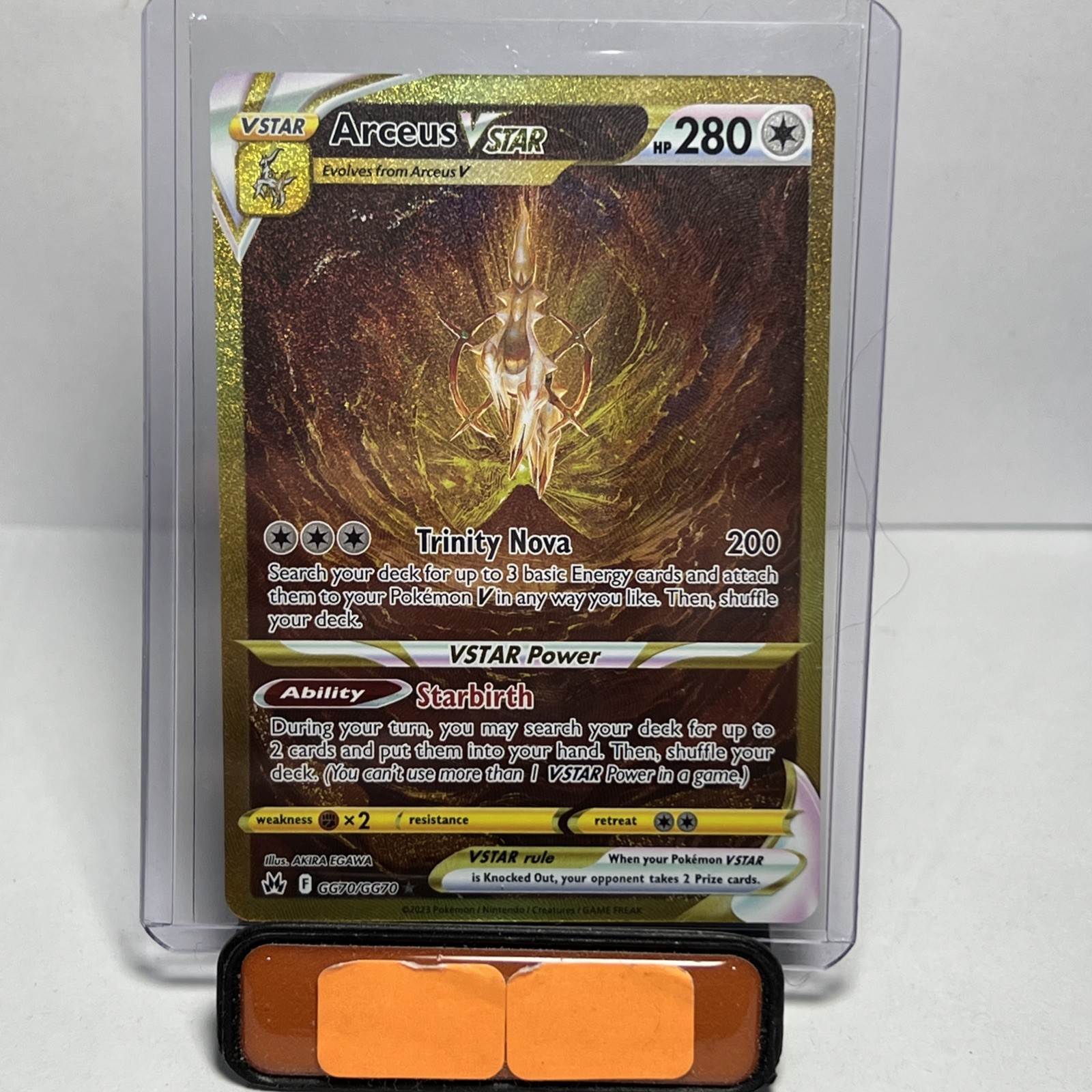 Pokémon Card Arceus VSTAR (Secret) GG70/GG70 Crown Zenith