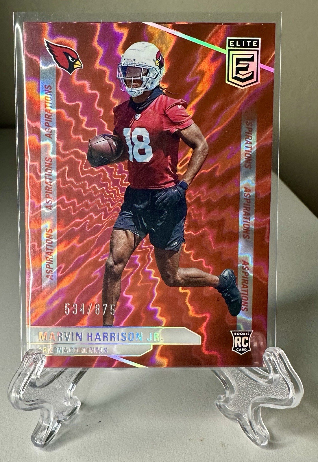 2024 Panini Donruss Elite Marvin Harrison Jr. RC Aspirations /875 #182