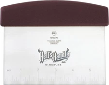 Mercer Culinary Hell's Handle Bench Scraper, 3.5 Inch x 6 Inch