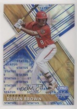 2019 Panini Elite Extra Edition Status Blue Die-Cut 16/75 Dasan Brown #83 0cz