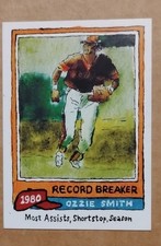 2022 Topps Spotlight 70 II By Andy Friedman - Record Breaker Ozzie Smith #35...