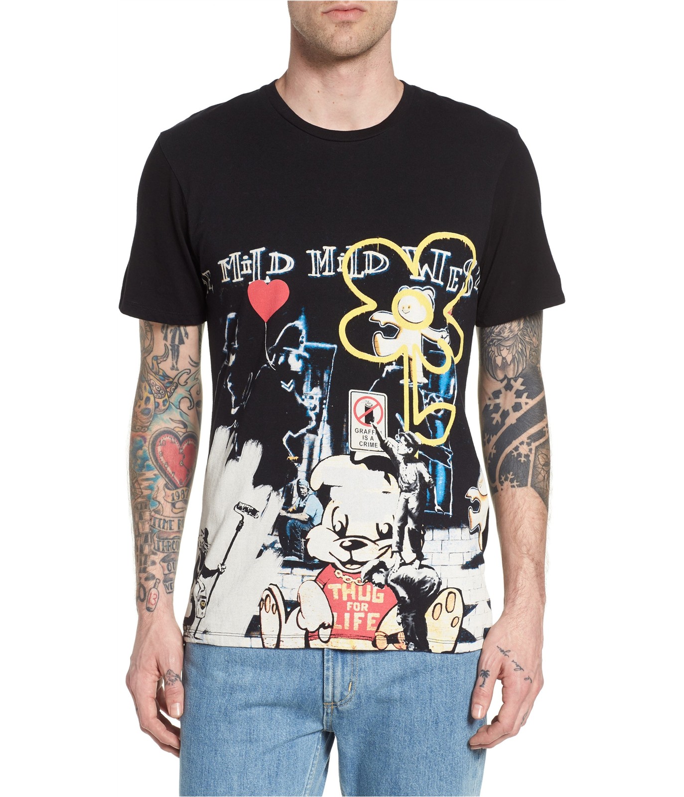 Мужская футболка с графическим принтом Stensall от Elevenparis 5490₽