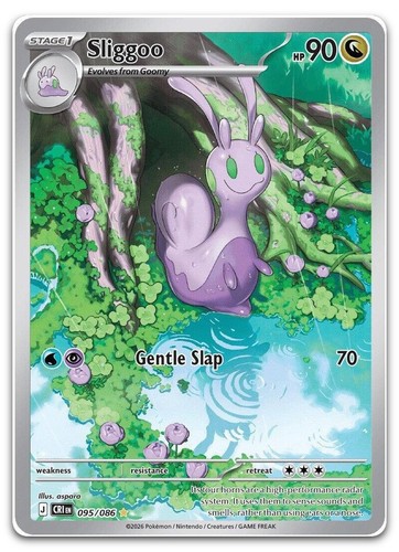 Sliggoo - 095/086 #95/86 (Holo) (NM) ME04: Chaos Rising CRI Pokemon
