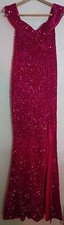 Women's Pink Sequin Dress Size Medium