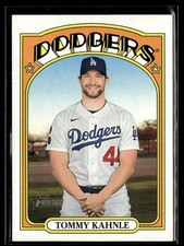 2021 Topps Heritage High Number SP Short Print Tommy Kahnle Los Angeles Dodgers