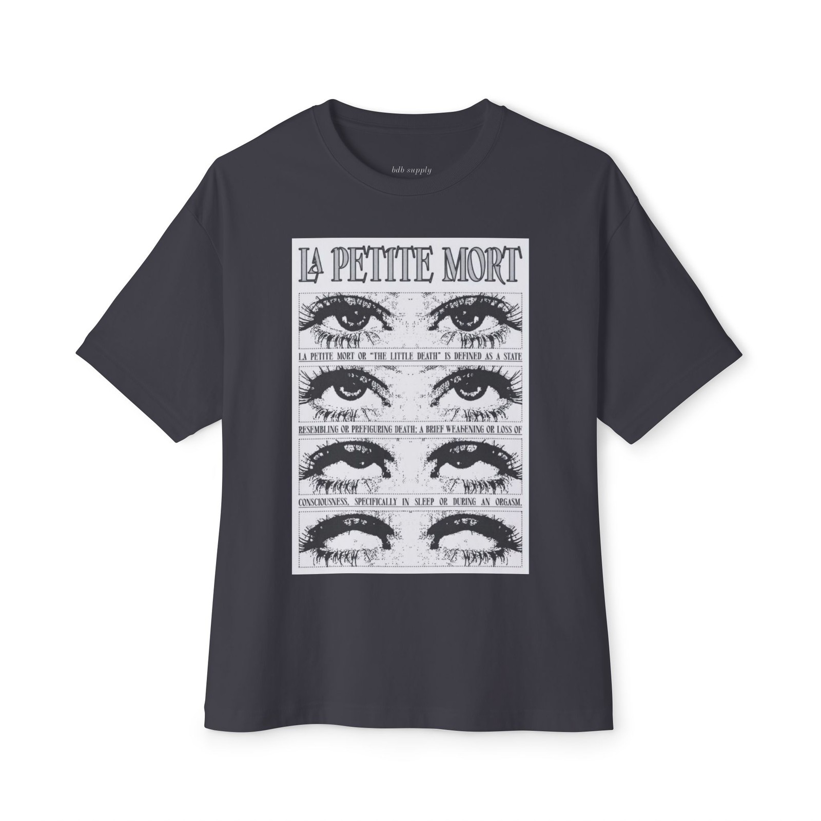 Camiseta La Petite Mort — Camiseta Gótica Vintage Gráfica