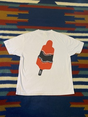 New Amsterdam Surf Association Popsicle T-Shirt Size Large Graphic Print White