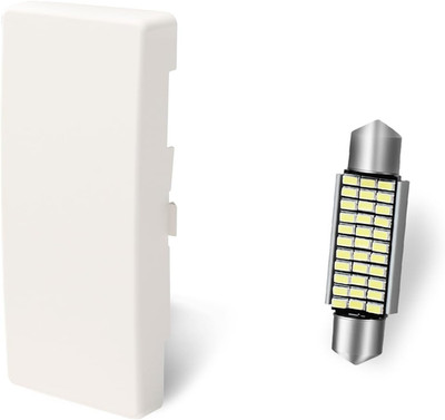 Dome Light Lens Cover Interior Roof Map Housing with LED White Blubs Compatible