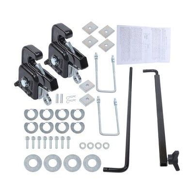 Black Easy Change Quick Hitch w/Stabilizer Bar for Category 1 Tractors/Implement