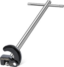 PL0024 10" Basin Wrench Sink Faucet Wrench for Tight Spaces with Adjustable 3/8'