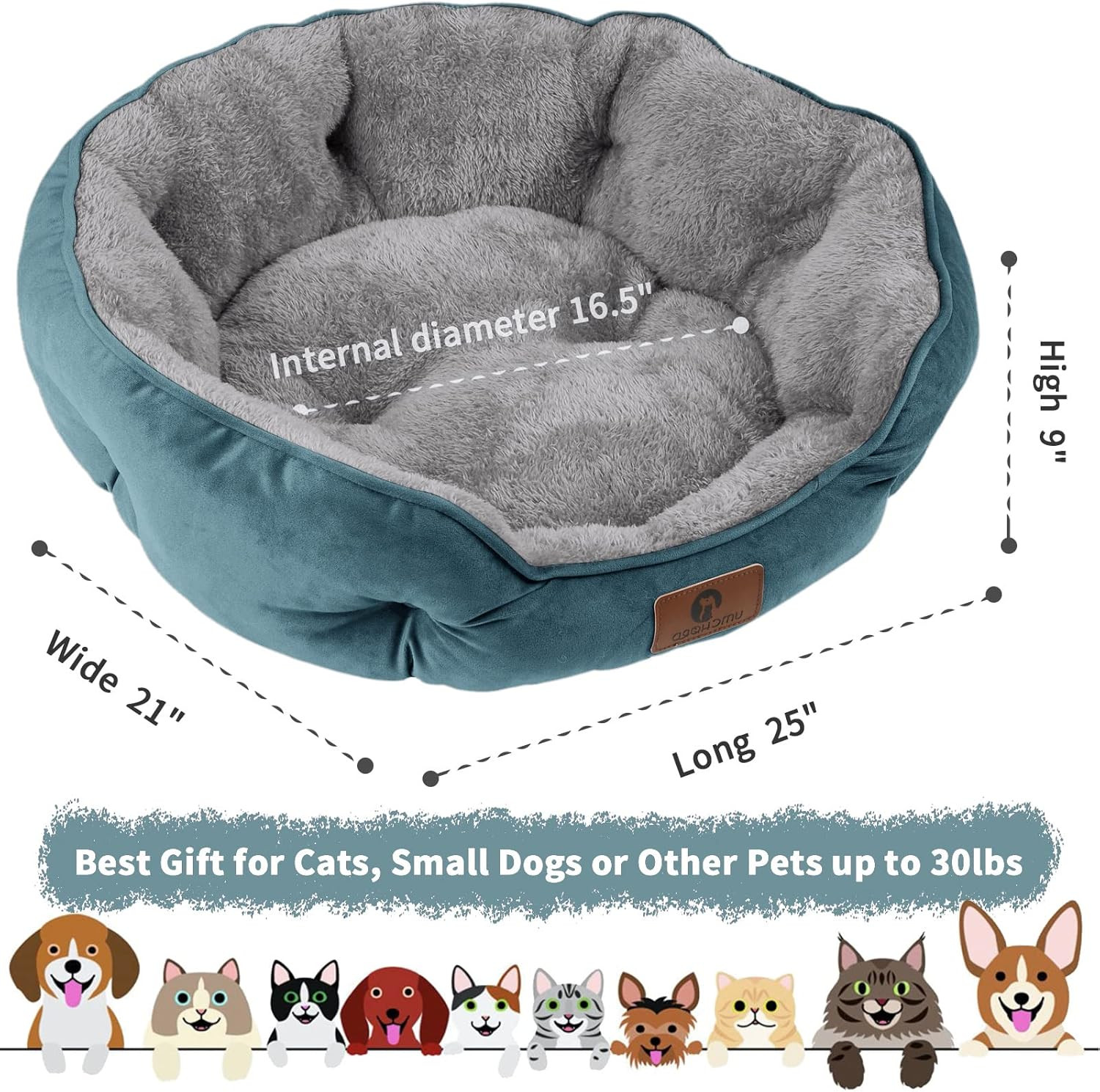 Cuccia Design Interni per Cani e Gatti - Comfort Extra Lusso - 3