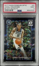 2017 Donruss Optic Black Velocity Prizm 20/39 Jamal Crawford #87 PSA 9 MINT h8k