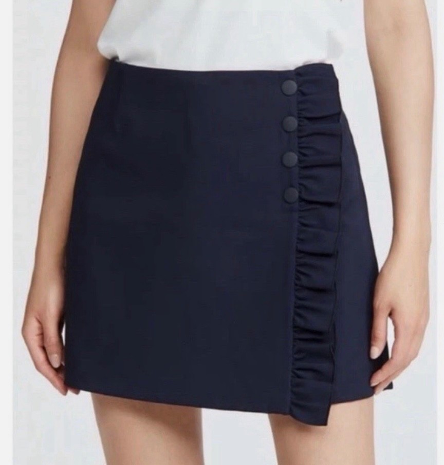 Tory Burch x Masters Navy Ruffle Golf Skort Women’s Small Augusta Exclusive EUC