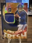 #FYFBH-JDA Jaxson Dart RC First Year Fresh Blue Hyper Prizm - 2025 Donruss Optic