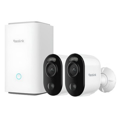 Reolink Argus Series B310 Kamera 2er Set mit Hub 3MP (2304x1296), WLAN, 6000 mAh
