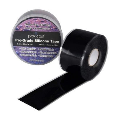 Proxicast Pro-Grade Extra Strong 30mil 15 ft x 1.5 in x 30 mil, Black 