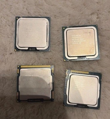 Intel CPU set (intel core 2 DUO, i3-550, i5-2500, Pentium d)