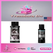Surface Primer Color  60 ml Gloss Black Acrylic Primer - Ideal for Detailing