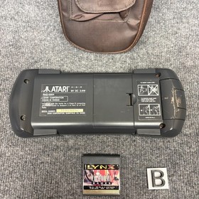 ATARI Lynx 1 Console Bundle Game & Case Tested Works READ