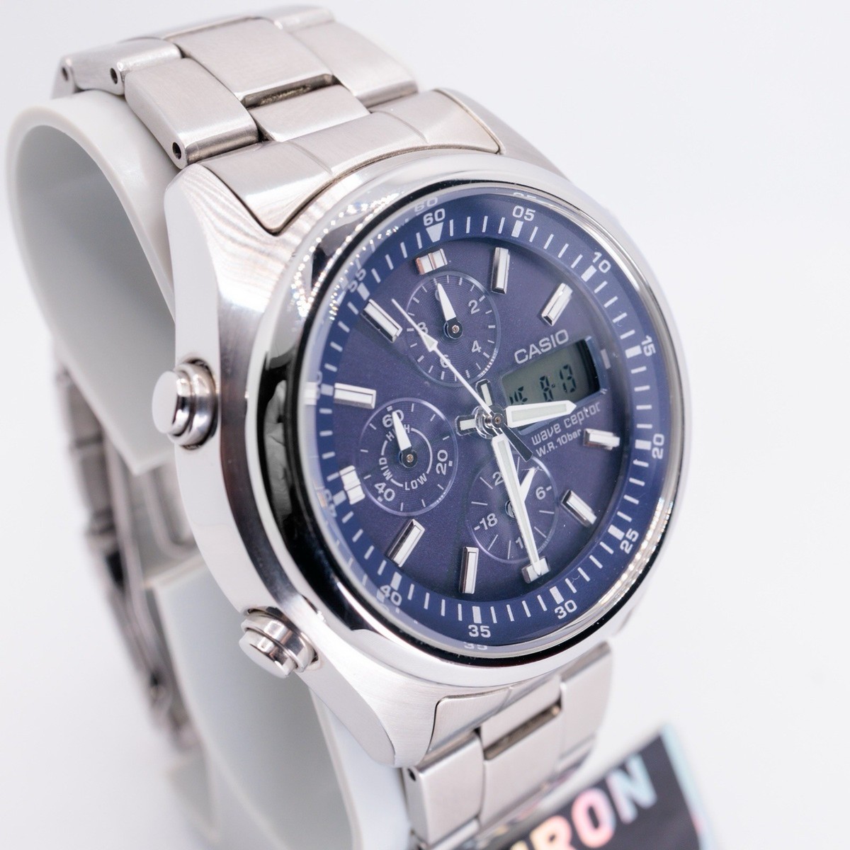 CASIO カシオ 腕時計 WVQ-500 ソーラー クロノグラフ 充電したら復活