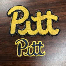 University of Pittsburgh Panthers 2 vintage Sew On Patches Variety