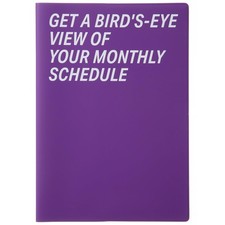 Laconic Planner 2026 A5 Monthly Typo Purple LAMM91-160PU