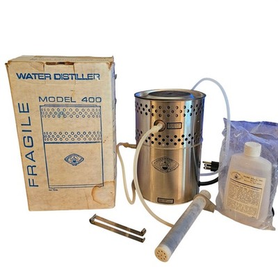 Kirschmann Pure Water Home Still Model 400 Stainless Steel Water Distiller 1200W