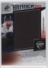 2023-24 Upper Deck SP Game Used Banner Year Stadium Series Erik Gustafsson 18m3